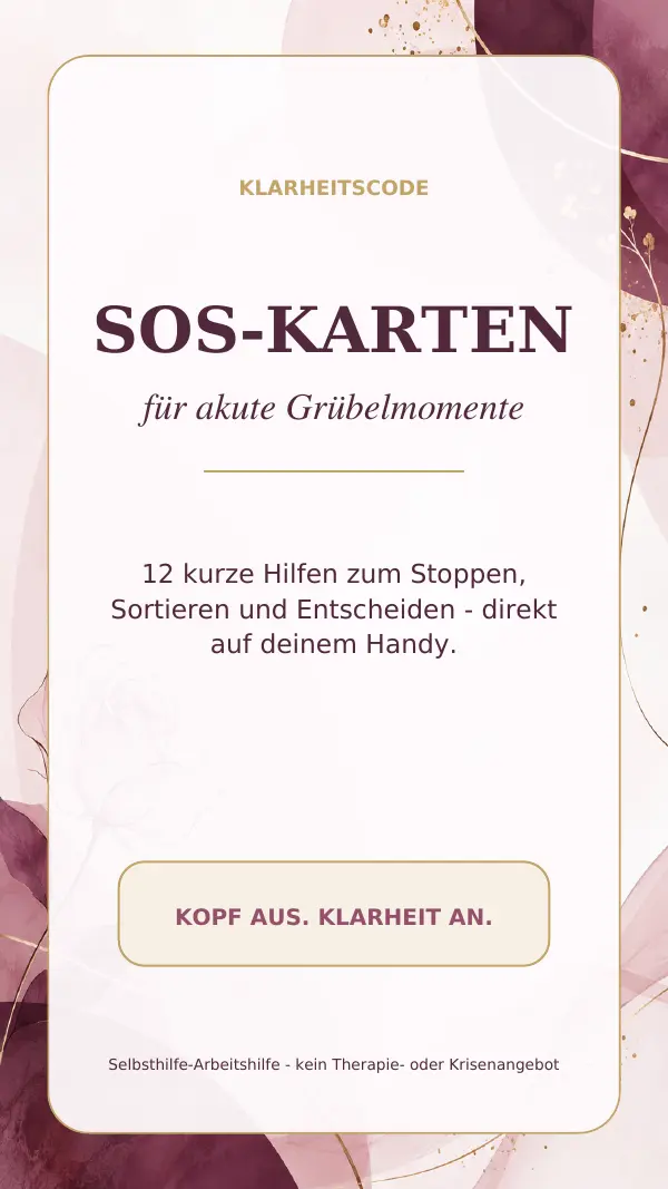 Cover der Klarheitscode SOS-Karten